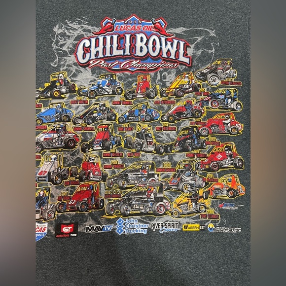 Lucas Oil Chili Bowl 2015 Nationals 29th Annual Tulsa Expo Raceway Small Tshirt - Picture 4 of 5